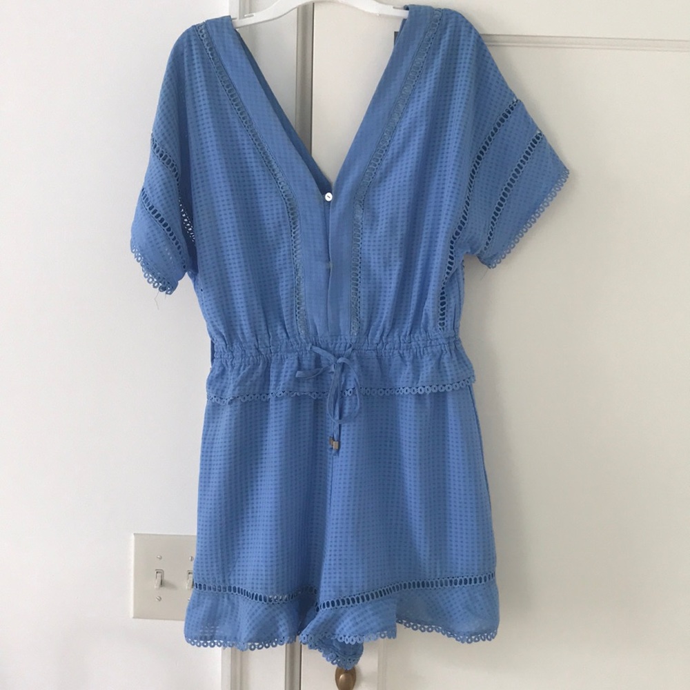 Anthropologie blue romper